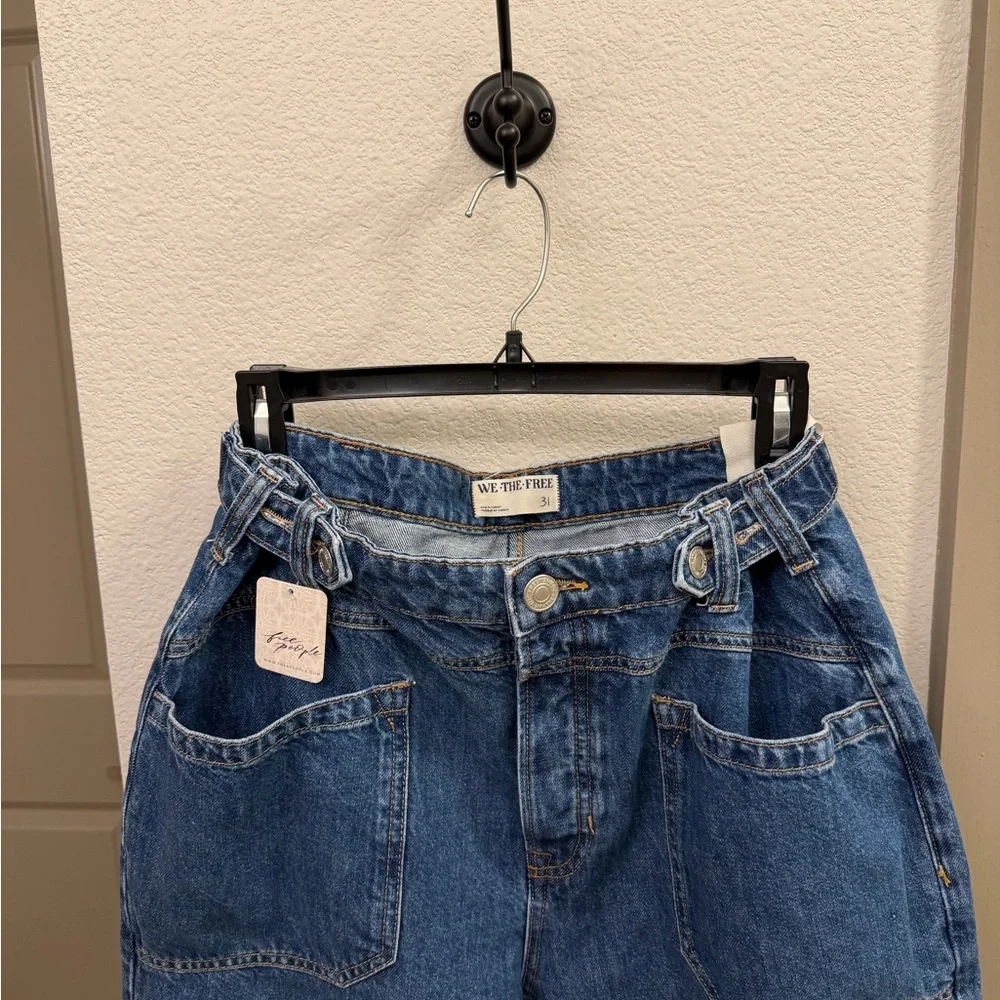 NWT Free People Palmer Cuffed Jeans - Picture 6 of 7